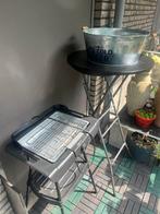 Electrische BBQ, plus statafel plus bier bak, Ophalen, Zo goed als nieuw