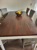 Eettafel met 6 stoelen riviera maison, Huis en Inrichting, Complete eetkamers, Ophalen of Verzenden, Zo goed als nieuw