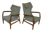 Vintage Set van twee Bovenkamp Fauteuils Aksel Bender Madsen, Hout, Minder dan 50 cm, Gebruikt, Vintage