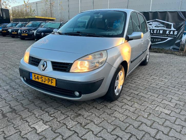 Renault Scénic 1.6 16V 82KW 2006 Grijs, Auto's, Renault, Bedrijf, Scénic, ABS, Airbags, Airconditioning, Boordcomputer, Centrale vergrendeling