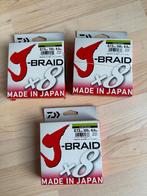 Tekoop Daiwa J-Braid 8x - 0,13mm Chatreuse, Watersport en Boten, Hengelsport | Roofvissen, Ophalen, Nieuw, Vislijn