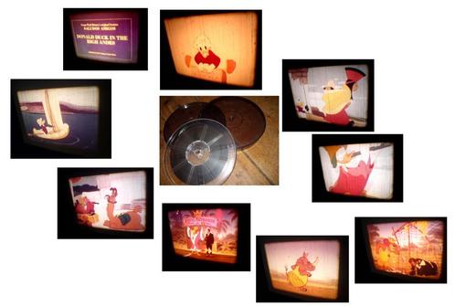 8mm film 2x Walt Disney -Andes + de Match- kleur geluid, Audio, Tv en Foto, Filmrollen, 16mm film, Ophalen of Verzenden