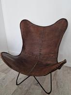 Riverdale lederen hangstoelen 2 stuks, Ophalen, Twee, Bruin, Leer