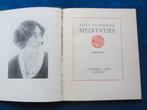 Boek Meditaties door Tony de Ridder goudopdruk 4e druk 1931, Ophalen of Verzenden, Gelezen, Spiritualiteit algemeen, Overige typen
