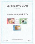 Nederland.   EERSTE DAG BLAD No. 1. NVPH nr. 1220 - 1222, Postzegels en Munten, Nederland, Onbeschreven, Verzenden