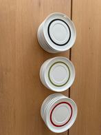 Salt & Pepper Bord - Wit zwart rood groen, Huis en Inrichting, Keuken | Servies, Ophalen, Zo goed als nieuw, Bord(en), Effen