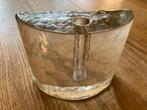 Vintage glas glazen solifleur vaas ( 13x10,5x4,6 cm), Antiek en Kunst, Antiek | Glas en Kristal, Ophalen of Verzenden