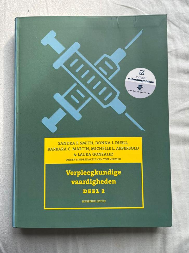 Verpleegkundige vaardigheden, deel 2, 9e editie met datzalje, Boeken, Schoolboeken, Zo goed als nieuw, Nederlands, Overige niveaus