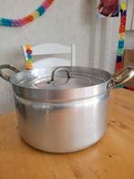 Soeppan, grote diepe aluminium pan, 15 liter, Huis en Inrichting, Ophalen, Gebruikt, Rvs, Kookpan of Snelkookpan