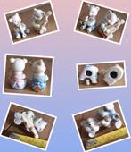 Beertjes muzikanten, zachte kleuren, porseleinen vintage!, Verzamelen, Beelden en Beeldjes, Ophalen of Verzenden, Zo goed als nieuw