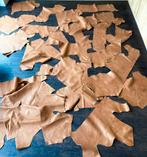 Lappen rundleer, Hobby en Vrije tijd, Stoffen en Lappen, Ophalen of Verzenden, Nieuw, Bruin, 30 tot 120 cm