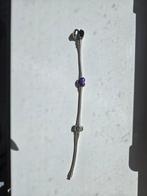 Zilveren Pandora armband, met bedel en stopper, Sieraden, Tassen en Uiterlijk, Armbanden, Ophalen of Verzenden, Zo goed als nieuw