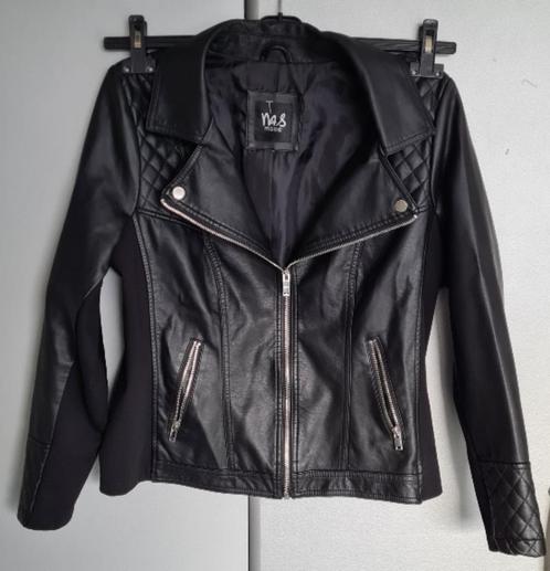 MS NIEUWE sky leren biker jas jack mt 44-46!, Kleding | Dames, Jassen | Zomer, Nieuw, Zwart, Verzenden