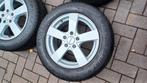 Winterbanden vw troc passat 215 60 16 alu velgen 5x112  seat, Ophalen, 16 inch, Banden en Velgen, Winterbanden