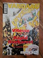 ⚽ Programma Uefa-Cup Vitesse - Rapid Boekarest 2002-2003 ⚽, Verzamelen, Sportartikelen en Voetbal, Ophalen of Verzenden, Zo goed als nieuw