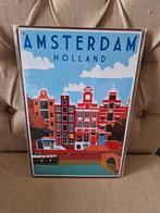 Nieuw Wandbord Amsterdam 30x20cm, Ophalen of Verzenden, Nieuw