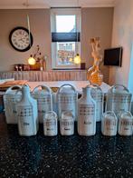 21-delige brocante voorraadpotten jaren '30/'40, Antiek en Kunst, Ophalen of Verzenden