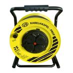 Kabelhaspel 25 meter 3G2.5 H07RN-F IP44 Professioneel | 4109, Ophalen of Verzenden, Nieuw, Kabel of Snoer