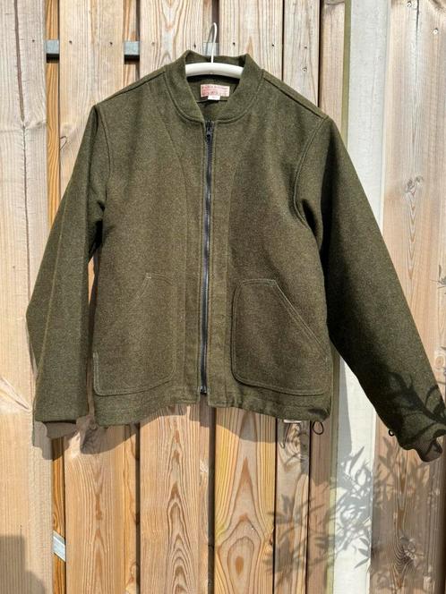 Filson wool Mackinaw Liner  Large Bushcraft wol, Kleding | Heren, Jassen | Zomer, Gedragen, Maat 52/54 (L), Zwart, Ophalen of Verzenden