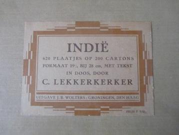 Mooie foto's/plaatjes op Cartons over Ned Indië beschikbaar voor biedingen