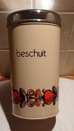 Vintage beschuitbus Brabantia, met rekje, Huis en Inrichting, Ophalen of Verzenden, Gebruikt