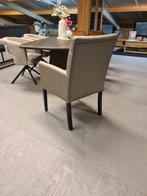 *OPRUIMING* 1 Landelijke Eetkamerstoel Chester €214, NU €99,, Overige kleuren, Nieuw, Ophalen of Verzenden, Landelijke eetkamerstoel Chester Arm Capiton Verona Zilver