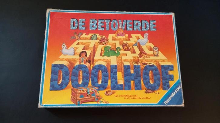 Bordspel: De Betoverde Doolhof, Hobby en Vrije tijd, Gezelschapsspellen | Bordspellen, Gebruikt, Ophalen of Verzenden