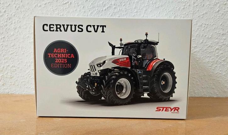 Steyr Cervus 6440 CVT 1:32 Agritechnica, Hobby en Vrije tijd, Modelauto's | 1:32, Nieuw, Tractor of Landbouw, Overige merken, Ophalen of Verzenden