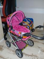 Poppenwagen + poppenbedje met geluid, Kinderen en Baby's, Speelgoed | Poppen, Ophalen of Verzenden, Zo goed als nieuw, Overige typen