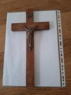 Houten Kruisbeeld met Christusfiguur, Antiek en Kunst, Ophalen
