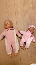 twee babypoppen, Kinderen en Baby's, Speelgoed | Poppen, Ophalen of Verzenden, Zo goed als nieuw