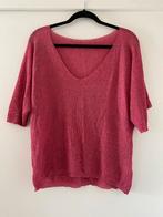 dames roze glitter shine gehaakt top shirt mt M, Maat 38/40 (M), Boetiek, Ophalen of Verzenden, Zo goed als nieuw