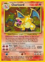 1999 Pokémon BS Charizard #4 PSA 8, Hobby en Vrije tijd, Ophalen of Verzenden, Zo goed als nieuw