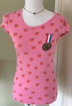 Leuk roze shirt met tekst, merk Blond - maat S, Kleding | Dames, T-shirts, Ophalen of Verzenden, Roze, Zo goed als nieuw, Maat 36 (S)