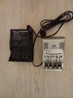 2 Batterij Opladers - GP & Shape, Ophalen of Verzenden, Gebruikt, Oplaadbaar