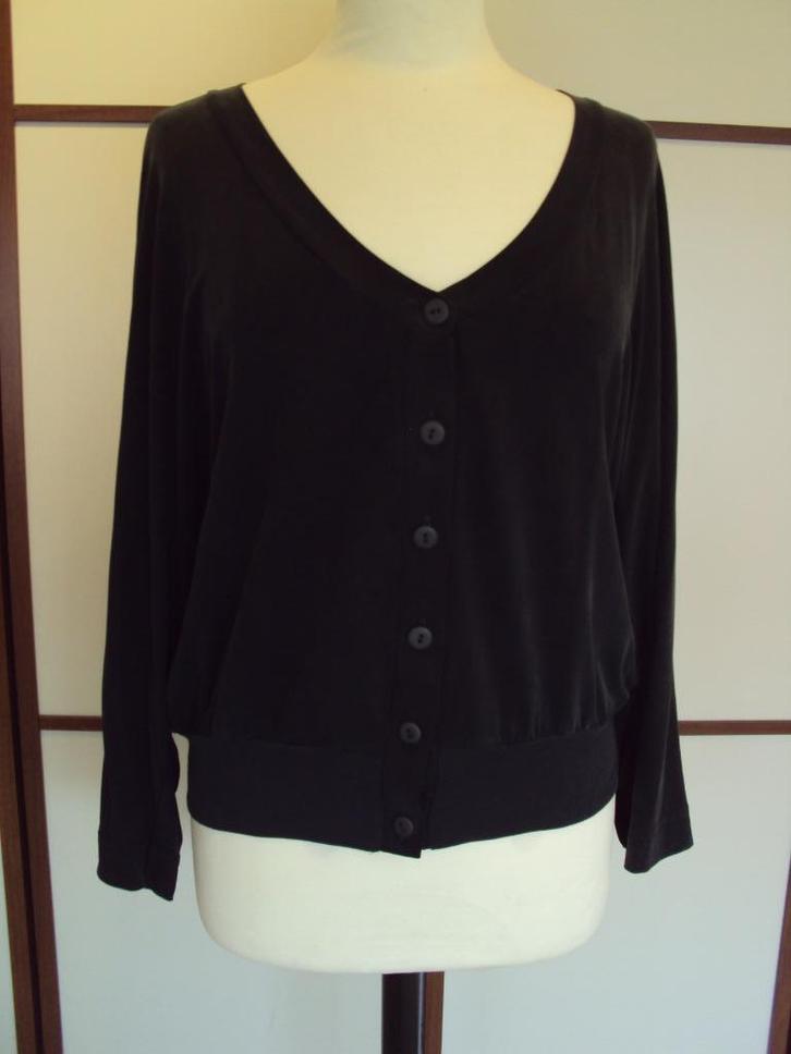 Cora Kemperman top - vest / grijs / S / z.g.a.n., Kleding | Dames, Truien en Vesten, Zo goed als nieuw, Maat 36 (S), Grijs, Ophalen of Verzenden