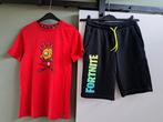 FORTNITE SET jogging korte broek + shirt mt.146 + gratis..., Ophalen of Verzenden, FORTNITE, Jongen, Setje