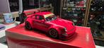 Porsche 911 (964) RWB red 1/18 Gt-Spirit, Ophalen of Verzenden, Zo goed als nieuw, Auto, Overige merken