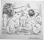 Picasso (1881) Lithografie " Suite Vollard Nr LXXXV " SPADEM, Antiek en Kunst, Kunst | Litho's en Zeefdrukken, Ophalen of Verzenden