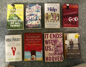 English novels Assorted paperback books Contemporary modern. beschikbaar voor biedingen