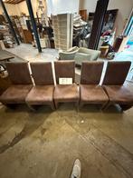 Eetkamer stoelen bruin, Ophalen of Verzenden, Zo goed als nieuw, Bruin, Vijf, Zes of meer stoelen