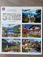 King Puzzel Collectie - 5x1000 stukjes, Hobby en Vrije tijd, Denksport en Puzzels, Ophalen of Verzenden, 500 t/m 1500 stukjes
