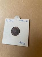 Halve cent 1859, Postzegels en Munten, Munten | Nederland, Ophalen of Verzenden, Koning Willem III, Overige waardes, Losse munt