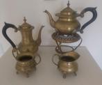 Theeset van messing uit India, c.a. 1930 - 1950, Antiek en Kunst, Antiek | Koper en Brons, Ophalen of Verzenden