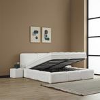 Esila 2-persoons opbergbed - Wit