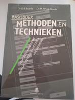 Basisboek Methoden en Technieken, Ophalen of Verzenden, Gelezen, HBO, Dr. D.B. Baarda, Dr. M.P.M. de Goede