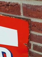 XXL dubbelzijdig emaille bord Star Leopold pils🍺, Verzamelen, Ophalen, Reclamebord, Gebruikt, .