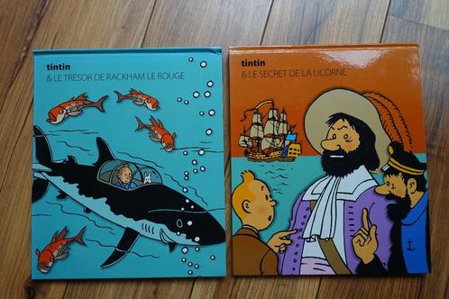 2 Franstalige Kuifje Pop-up boeken - groot formaat, Boeken, Stripboeken, Zo goed als nieuw, Meerdere stripboeken, Ophalen of Verzenden