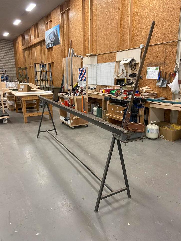 Handbediende blikschaar, robuust, Doe-het-zelf en Verbouw, Gereedschap | Overige machines, Gebruikt, Ophalen of Verzenden