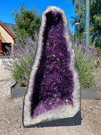 Amethist geode (23) van 104 kg, 90x48x30 cm!, Ophalen of Verzenden, Mineraal